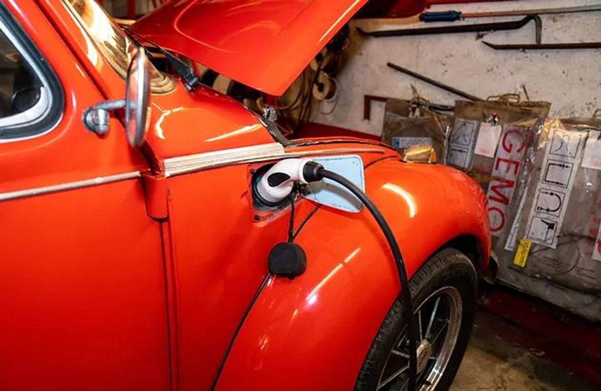 Electric conversion work at Jack's Garage